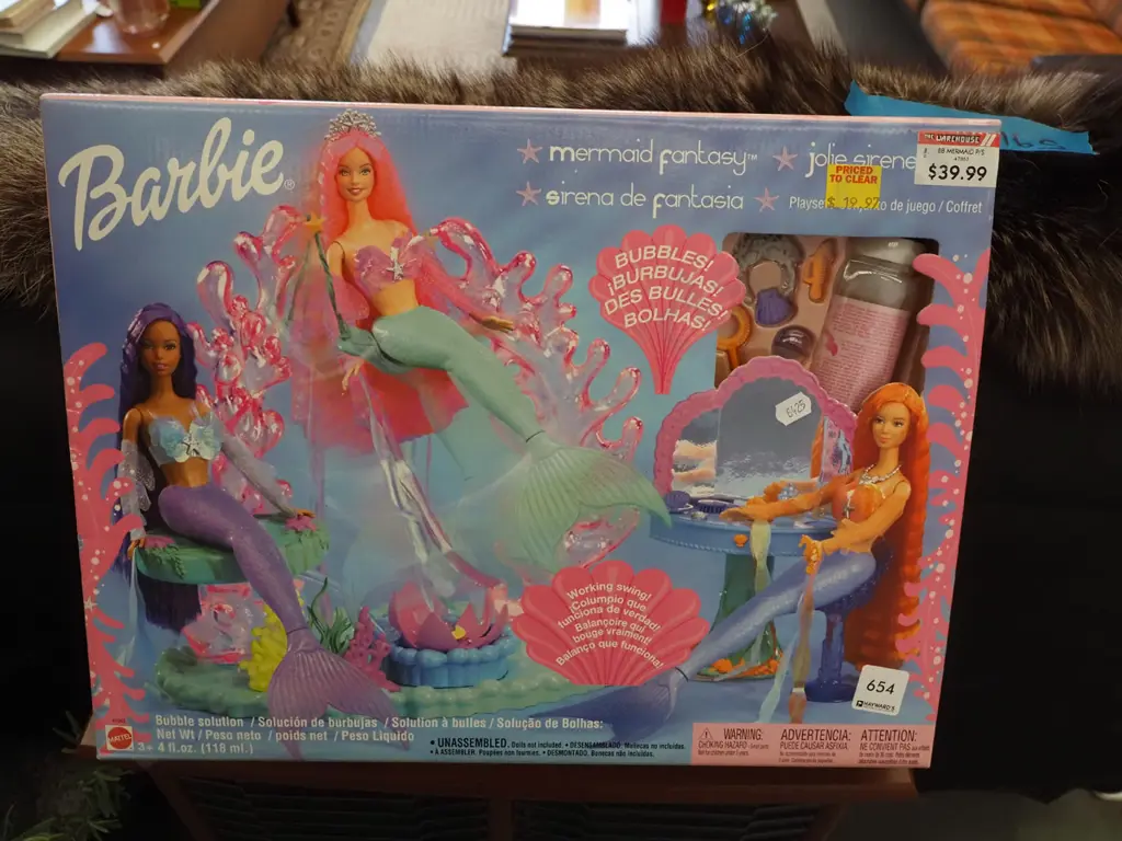 boxed as new Barbie Mermaid Fantasy set Image 1++