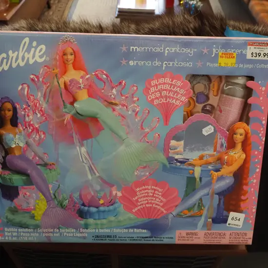 boxed as new Barbie Mermaid Fantasy set