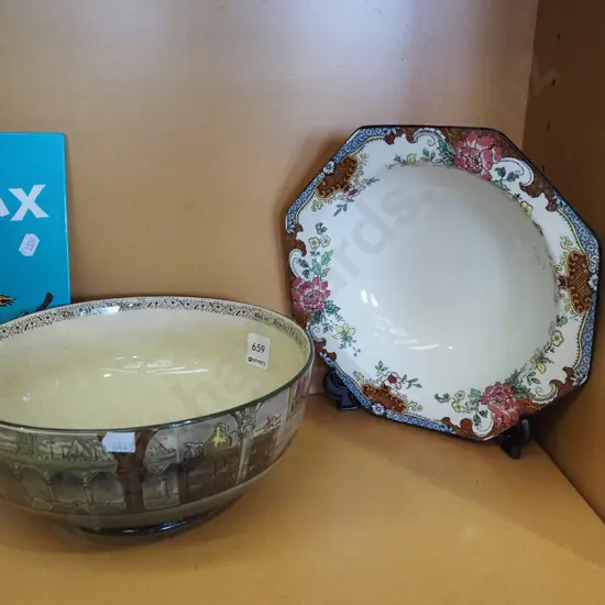 Royal Doulton Jackdaw of Rheims bowl, Doulton temple bowl