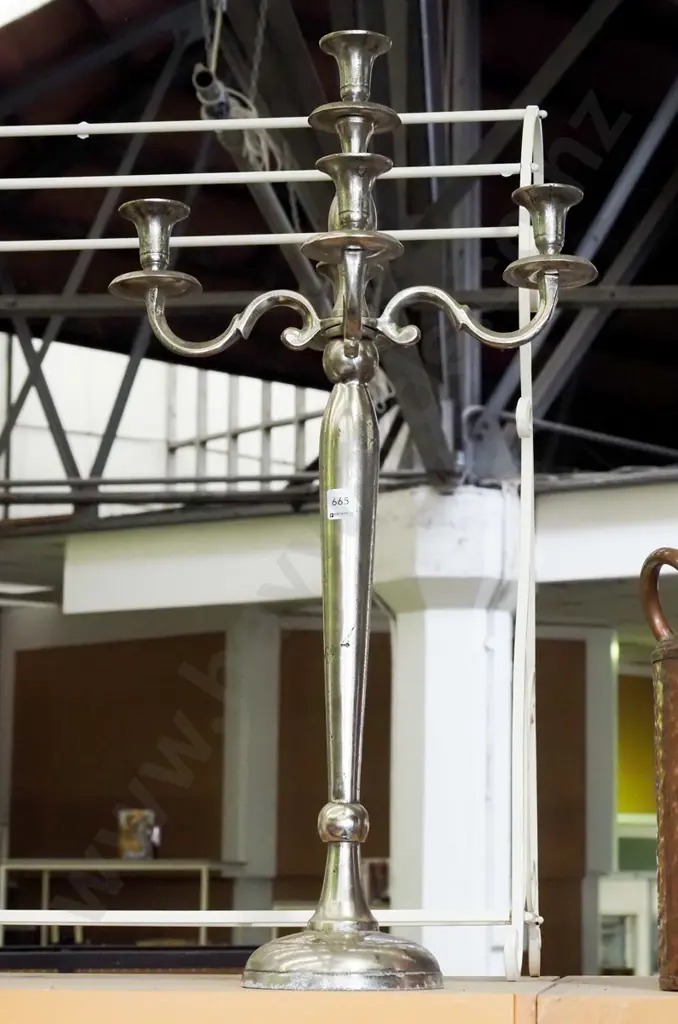 large cast metal candelabra H800 Image 1++
