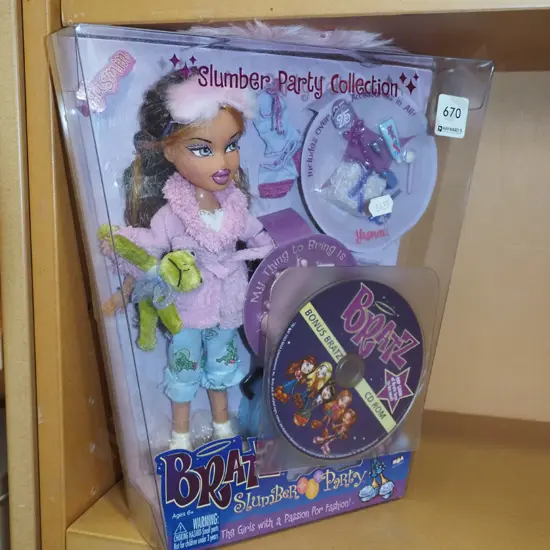 as new boxed Bratz Slumber Party doll