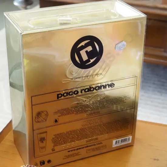 boxed Paco Rabanne eau de parfum 80ml, body lotion