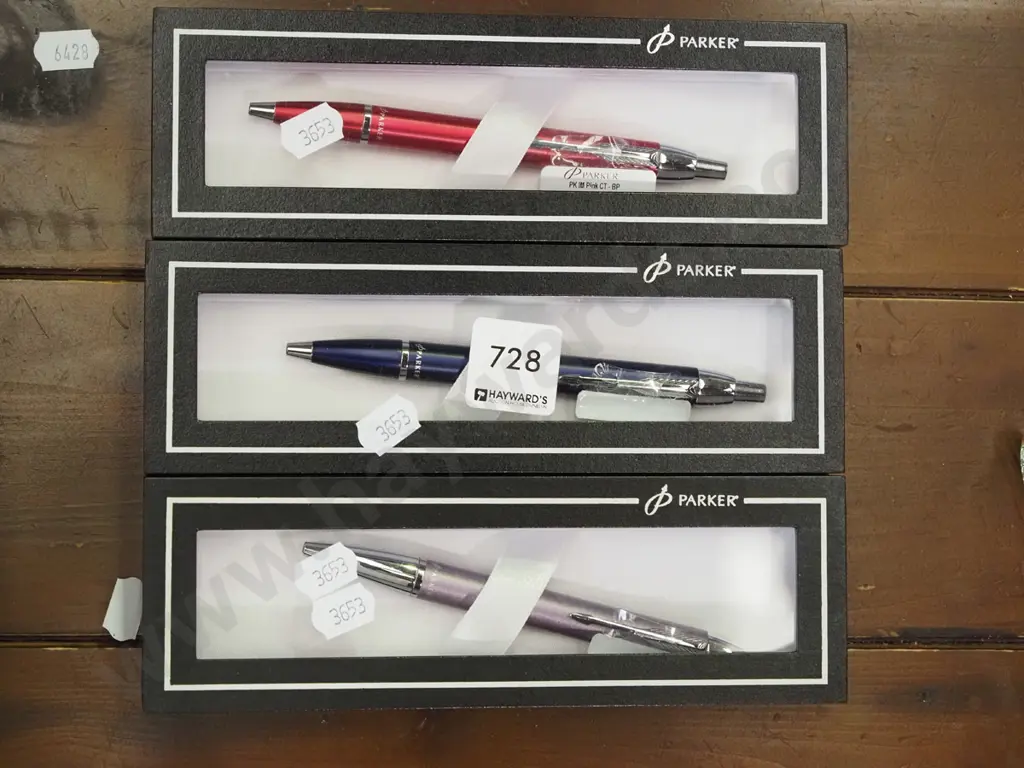 3x cased Parker pens Image 1++