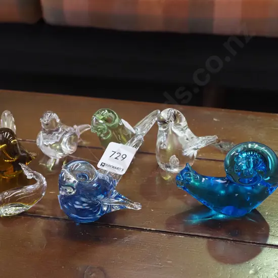 studio glass figurines Tallest H65