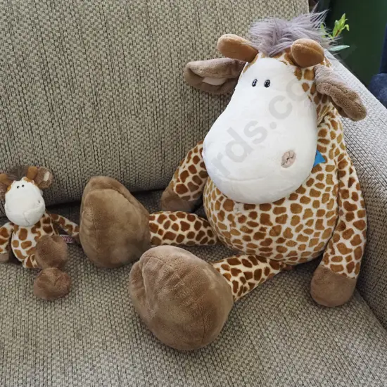 soft toys; giraffes