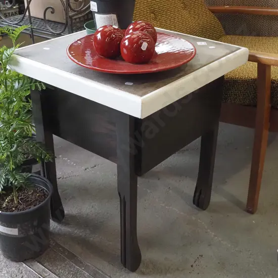 tile top end table