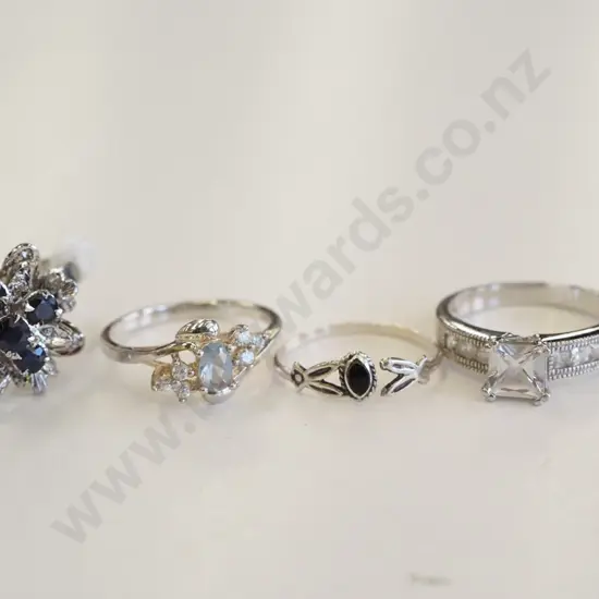 rings - some sterling silver