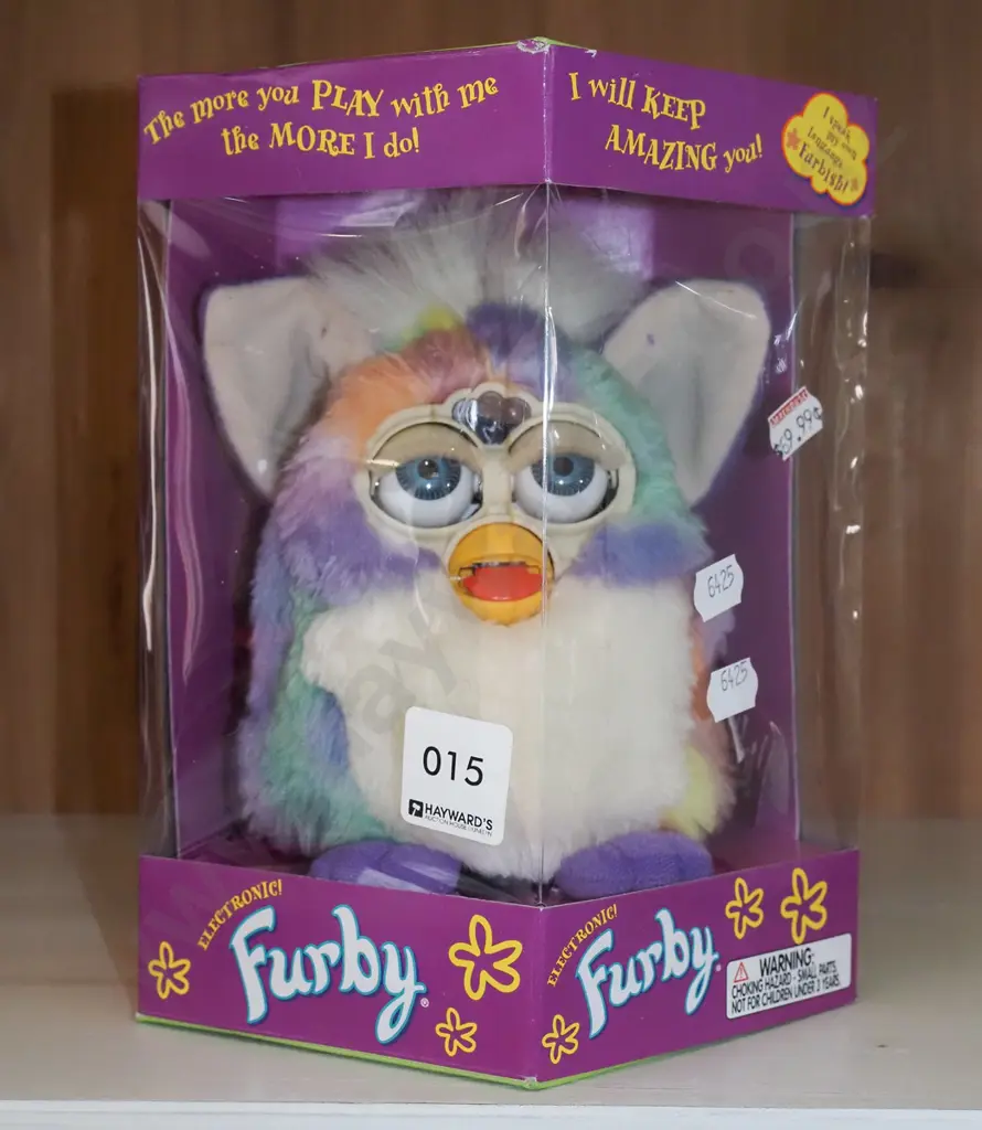 boxed electronic Furby toy  - damage Image 1++