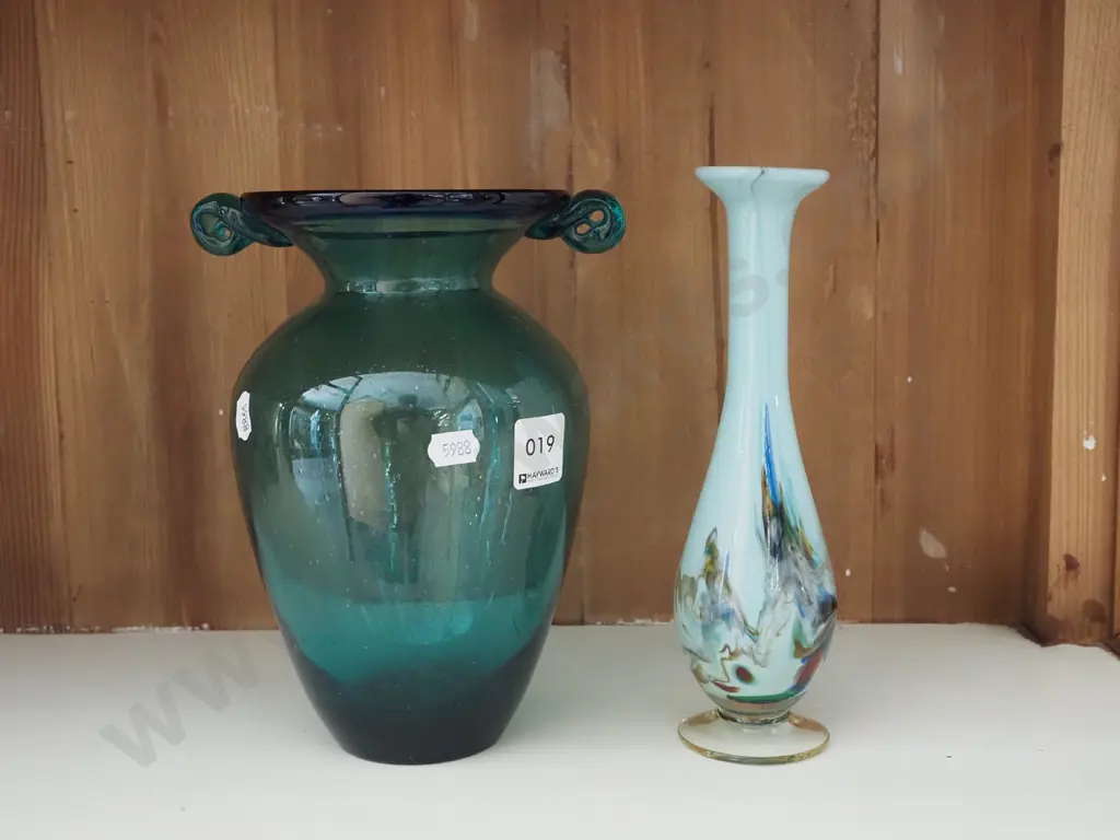 2x glass vases H220 Image 1++