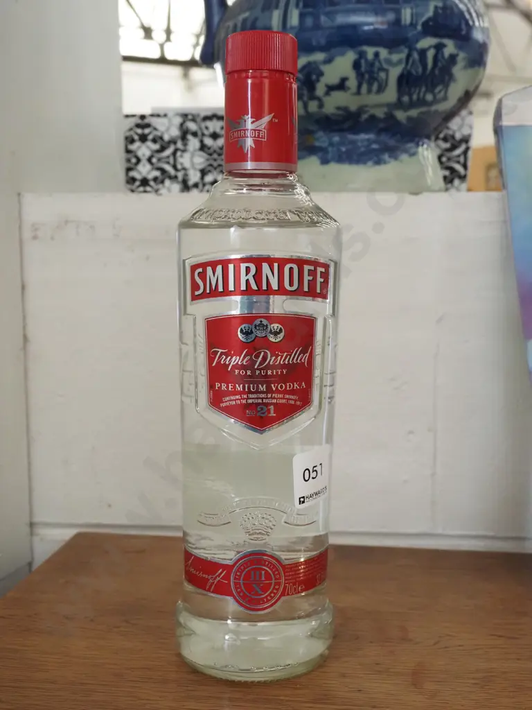 bottle of Smirnoff vodka Image 1++