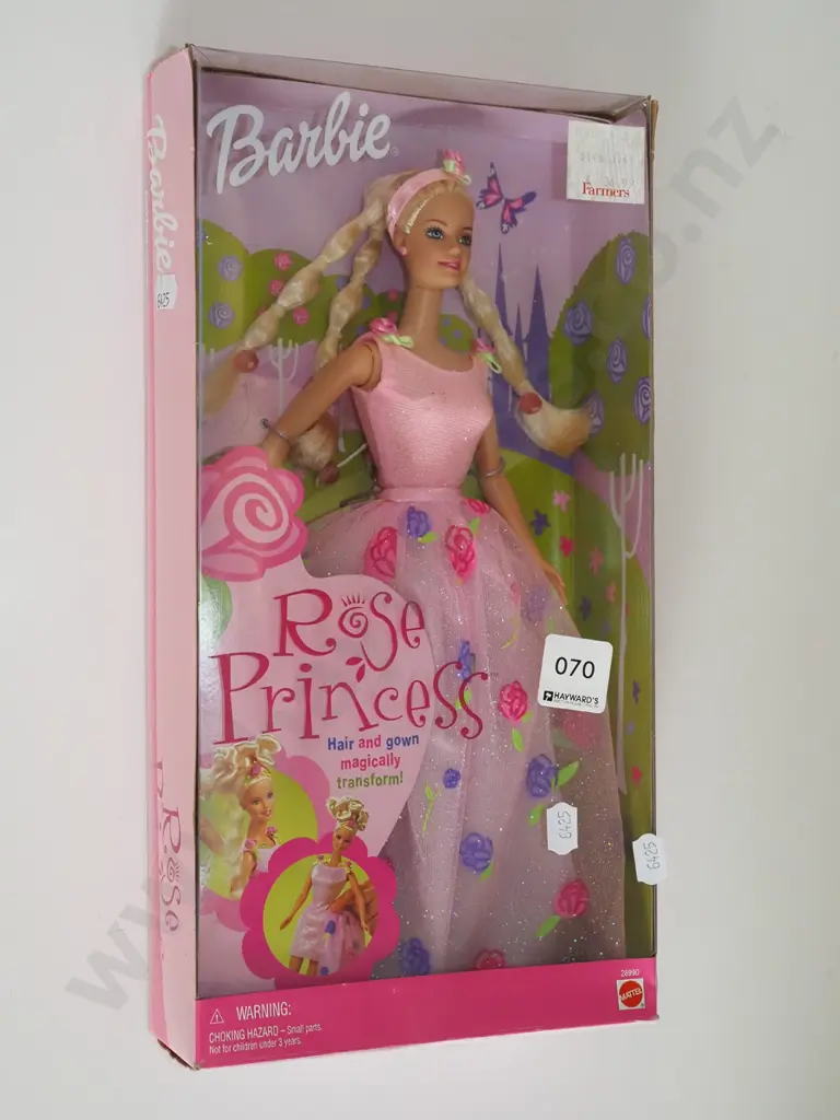 boxed Barbie Rose Princess Image 1++