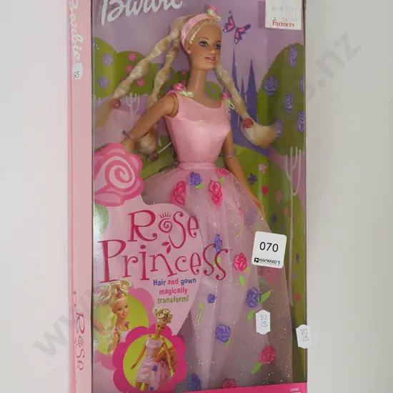 boxed Barbie Rose Princess