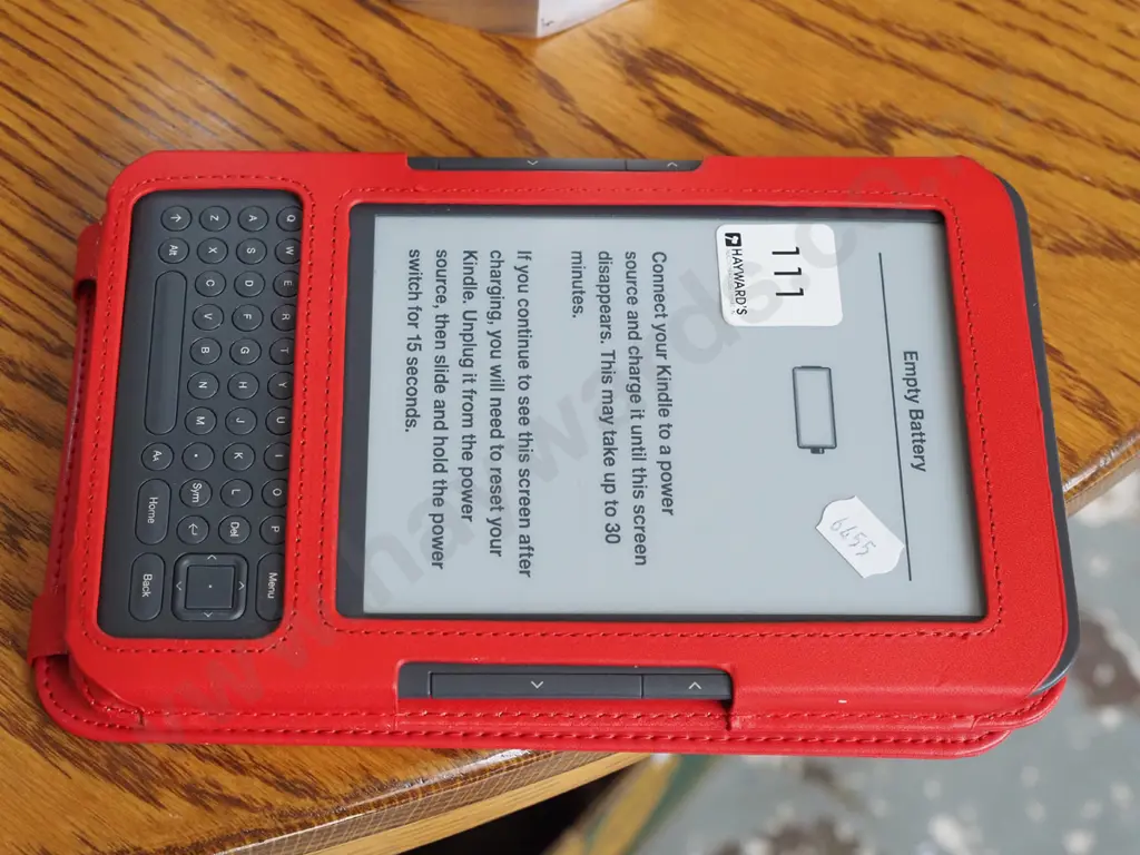 cased Kindle - no charger Image 1++