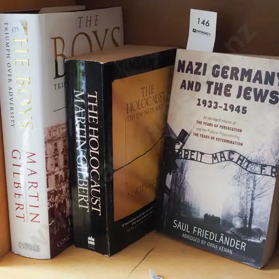 3x books about the holocaust
