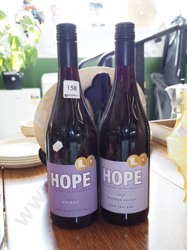 2x bottle of Gumboot Friday Hope wine - 2009 shiraz Image 1++