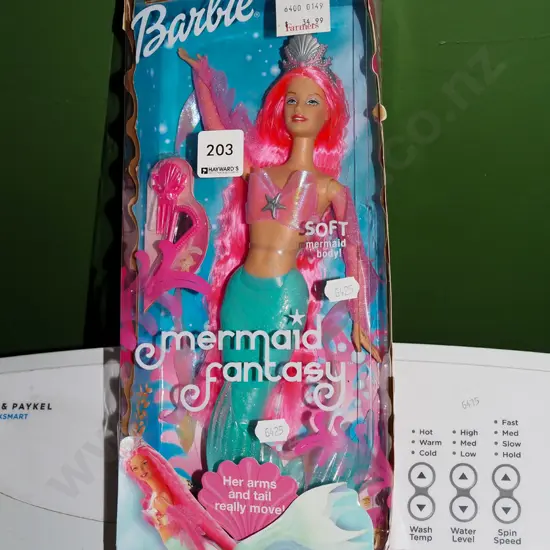 boxed Barbie Mermaid Fantasy doll - damage to box