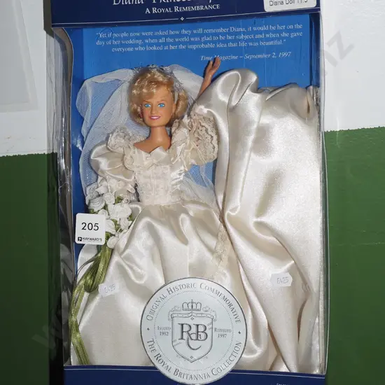 Diana Princess of Wales doll - damage to box