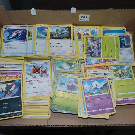 box of Pokemon cards