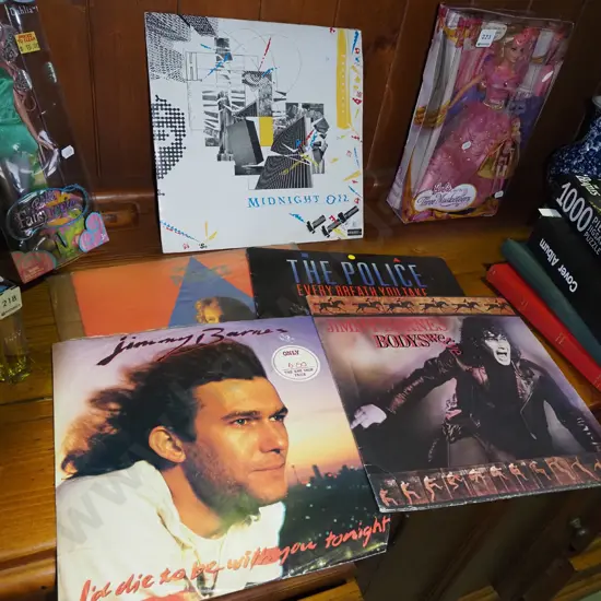 LPs: Midnight Oil, Jimmy Barnes etc