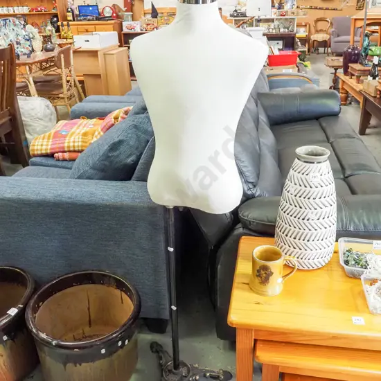 child's shop mannequin torso on alloy stand