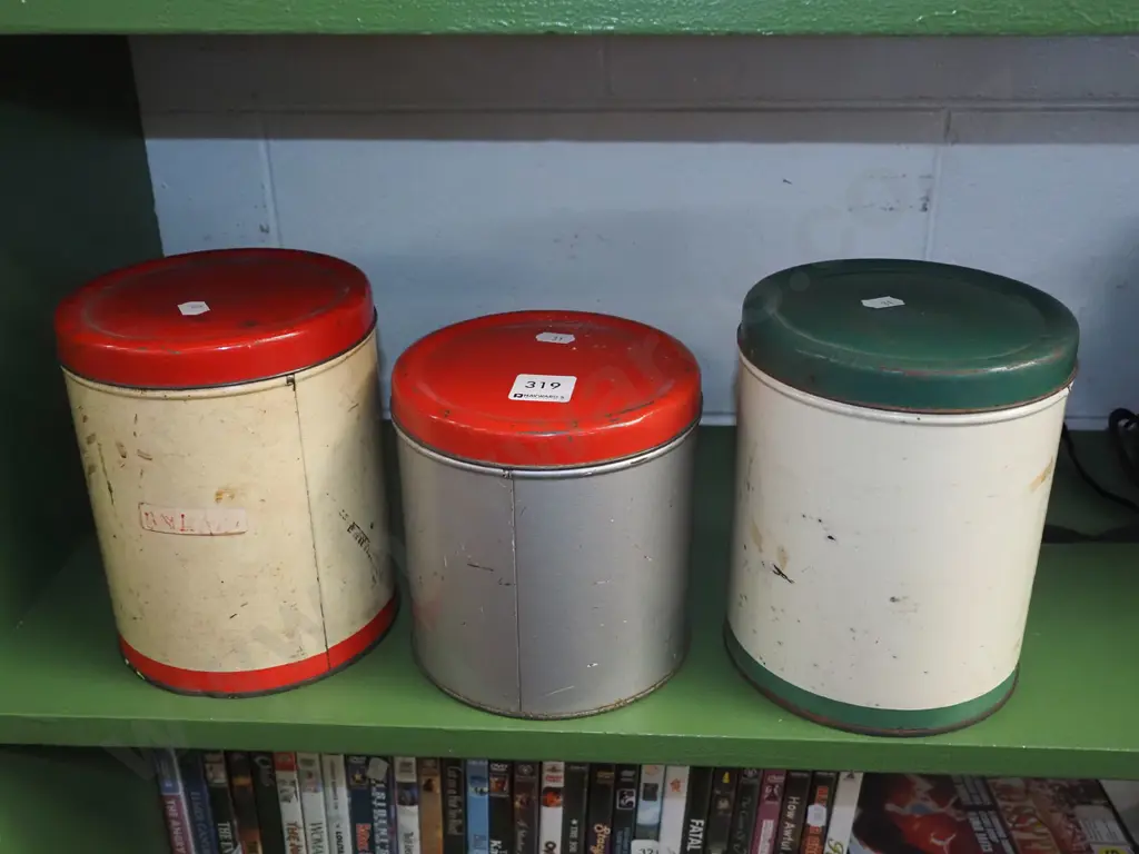 3x vintage tins Image 1++
