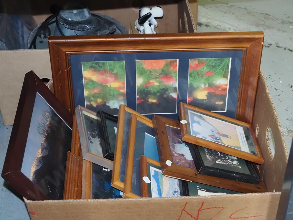 box; various photos and prints Image 1++