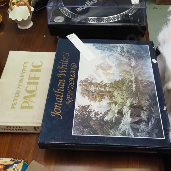 2x art books, Peter McIntyres Pacific, Jonathan White