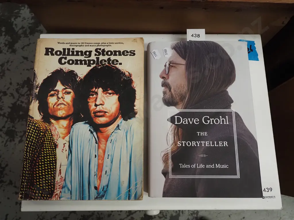 2x books - Dave Grohl, Rolling Stones Image 1++