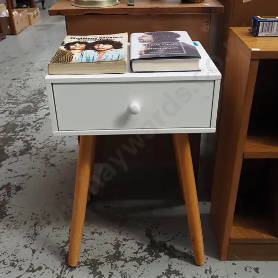 modern single drawer bedside cabinet