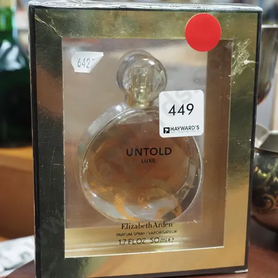 boxed Elizabeth Arden Untold parfum spray 50ml