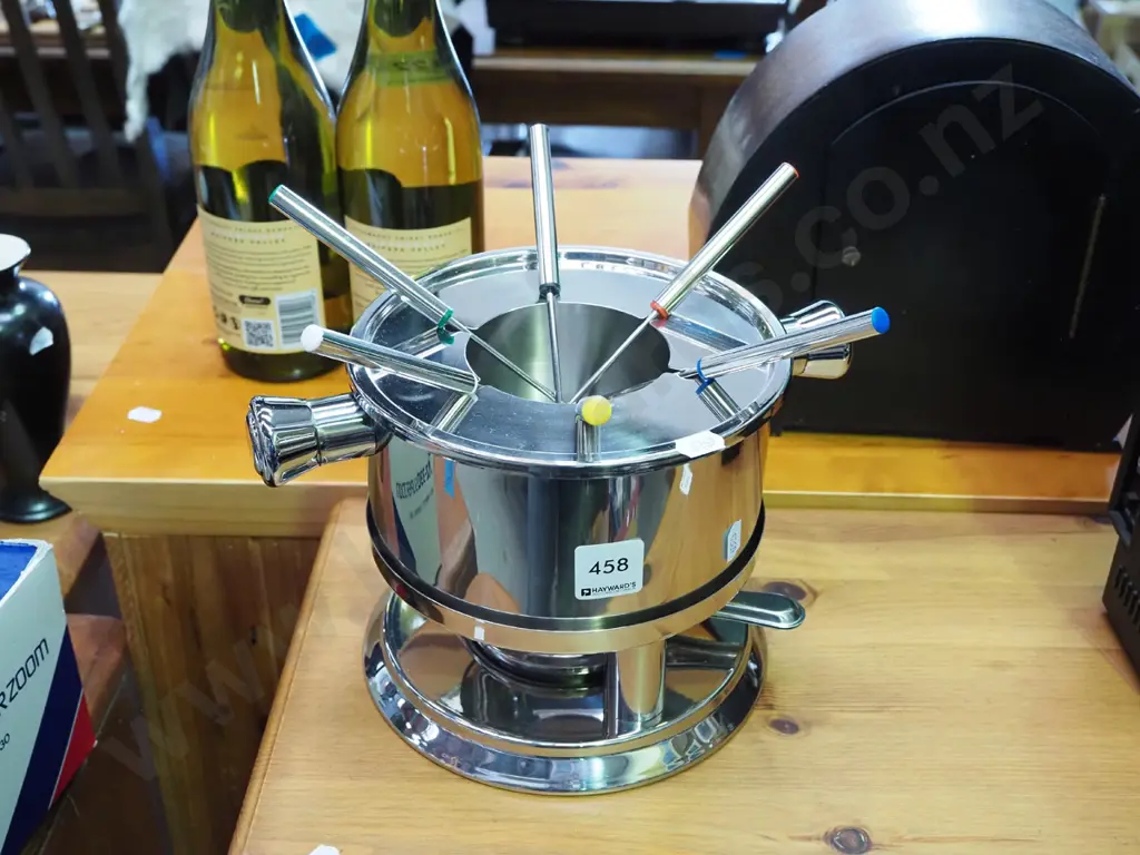 stainless steel fondue set Image 1++