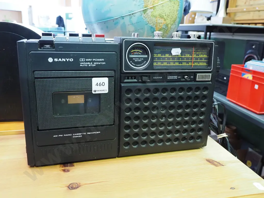 Sanyo portable radio cassette player Image 1++