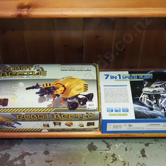 build your own robotic beetle kit, build your own space fleet kit