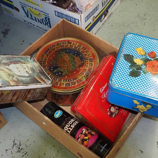 box of tins