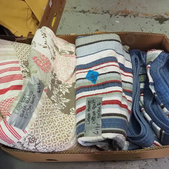 single bed cotton quilt, queen cotton quilt - some marks