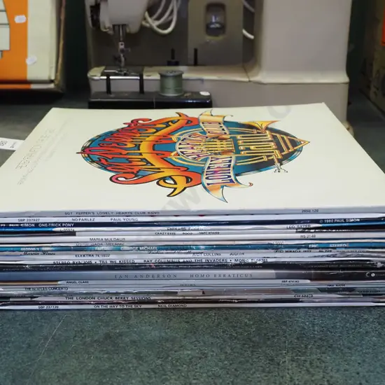 LPs; Paul Young, Paul Simon, Leo Sayer