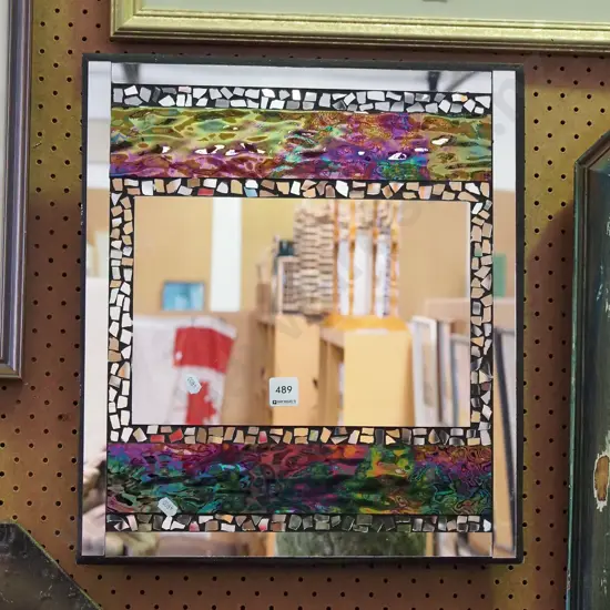 mosaic wall mirror