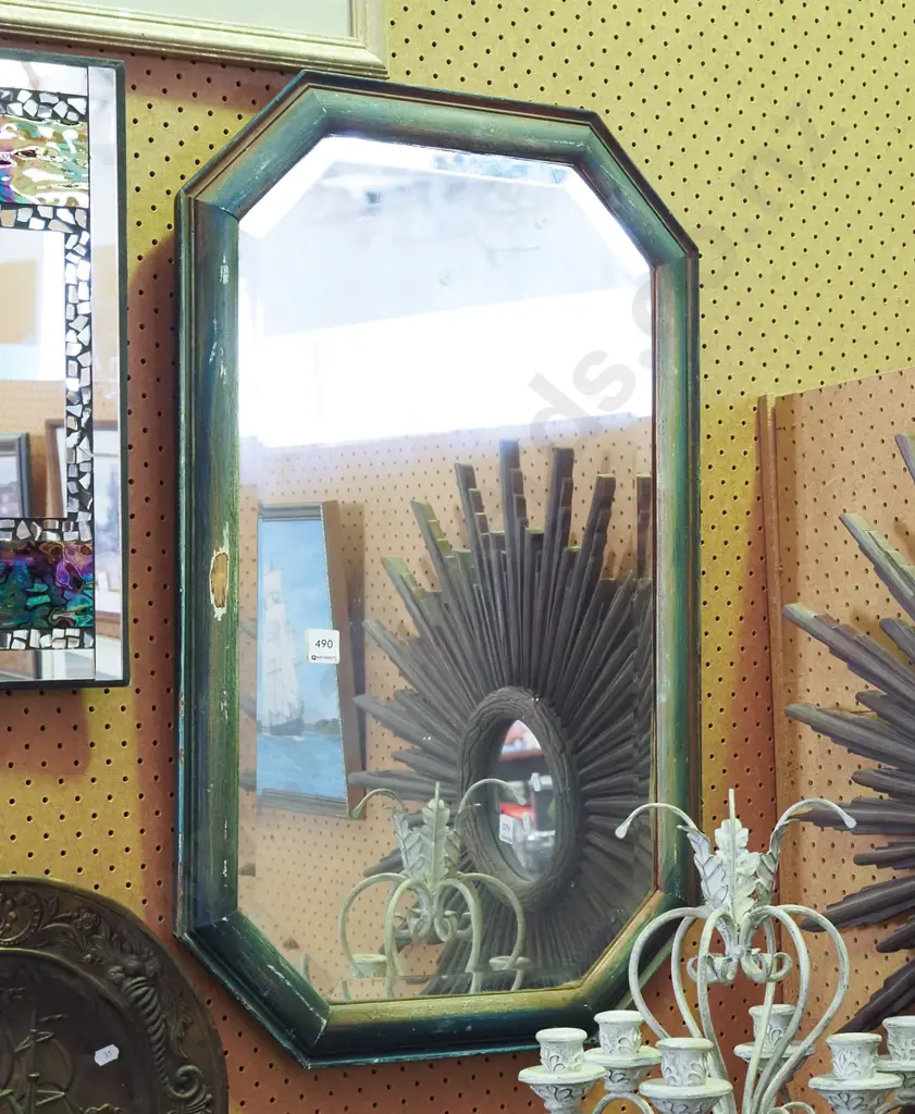 octagonal wall mirror Image 1++