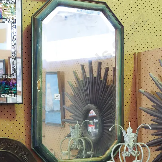 octagonal wall mirror