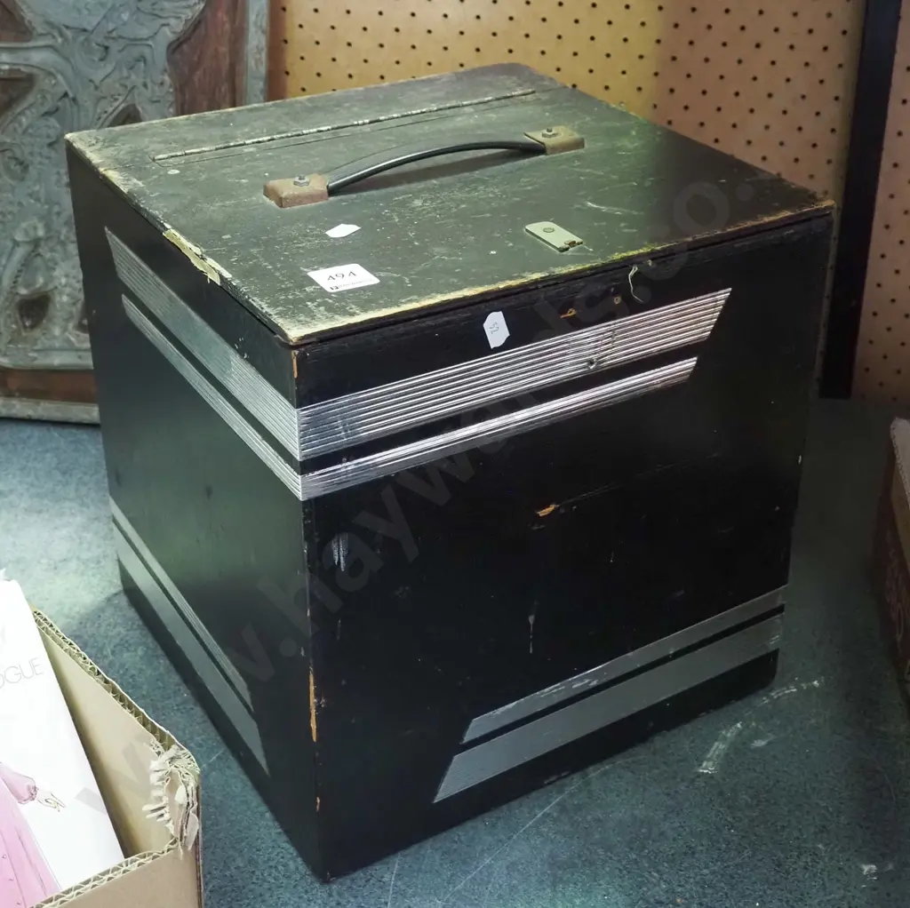 homemade wooden box with metal details  Image 1++