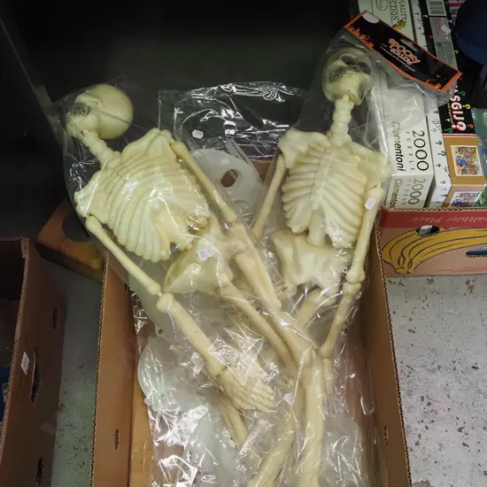 box; halloween ornaments