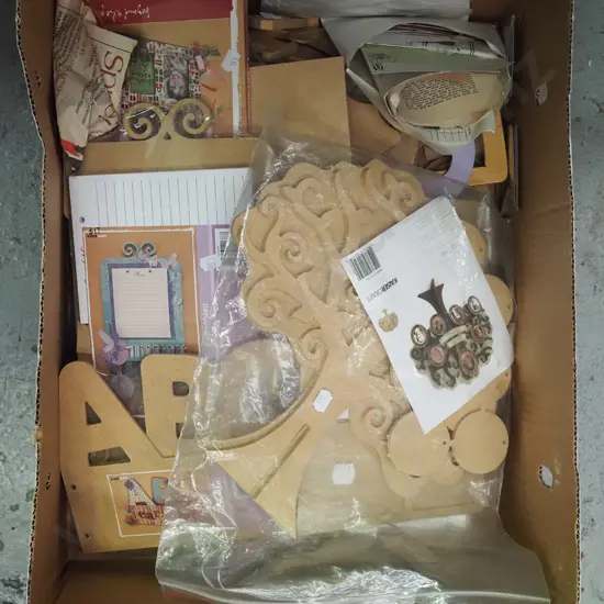 box; crafters mdf cut outs