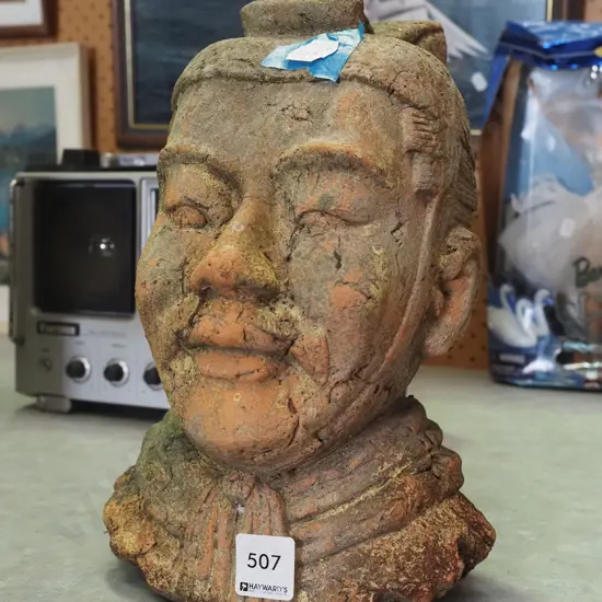 terracotta Chinese warrior bust H270