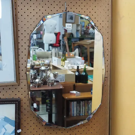 retro wall mirror