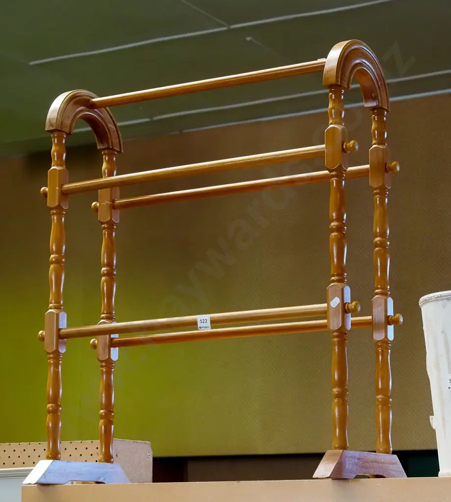 wooden towel rail Image 1++