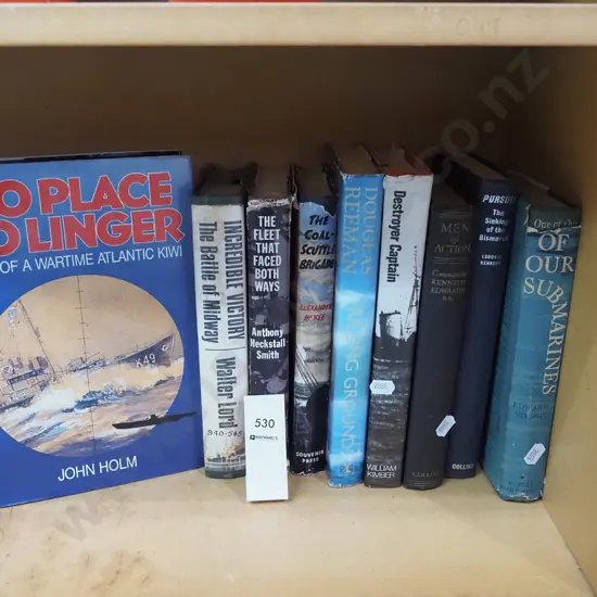 assorted naval books