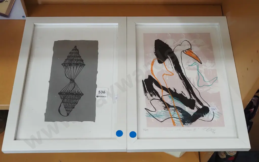 2x framed ltd edition prints Image 1++