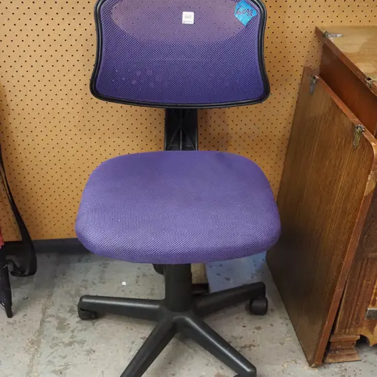 purple office chair