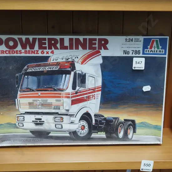 yet to be assembled 1:24 Mercedes Benz power liner