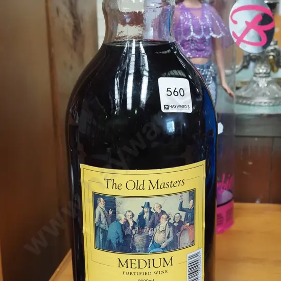 2L bottle of Old Masters fortified wine